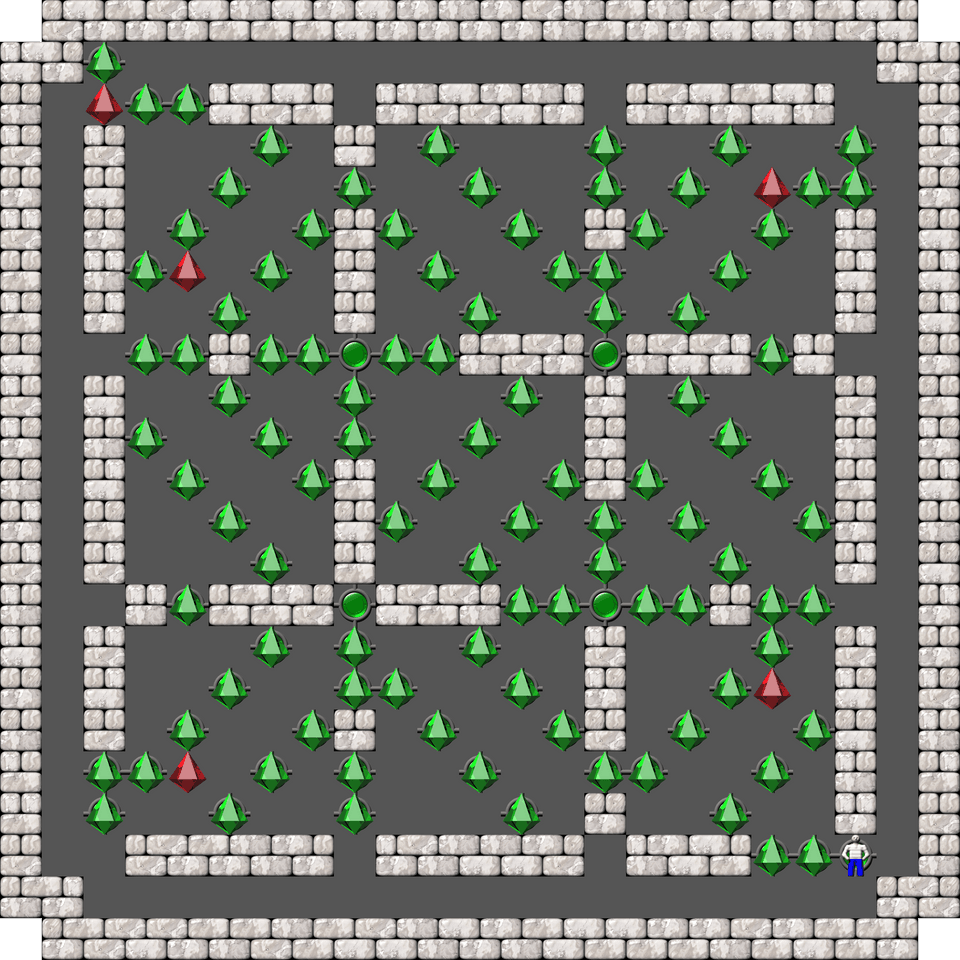 Sokoban Mass Remodel level 1567